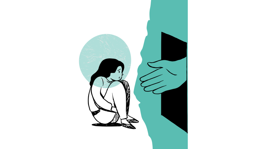 Image expressing stress